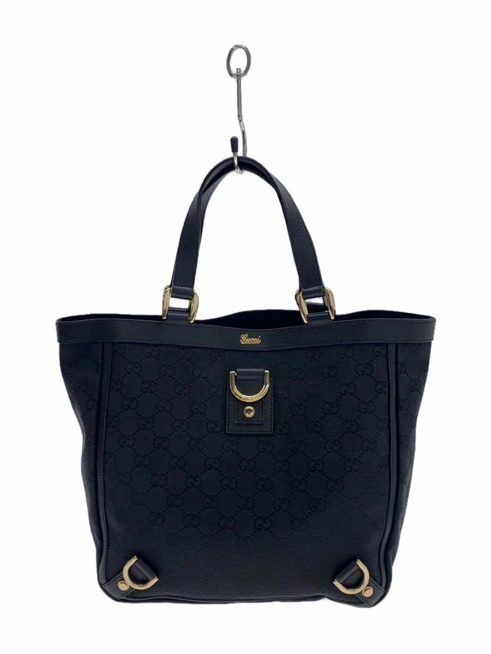 Gucci GG Canvas Abbey Handbag Black All over